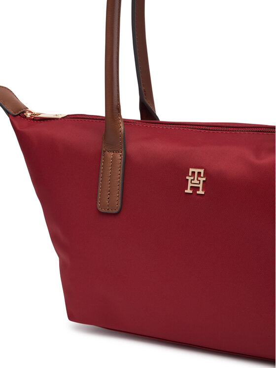 Tommy Hilfiger Tommy Hilfiger Torbica Popette East West Tote AW0AW19211 Crvena