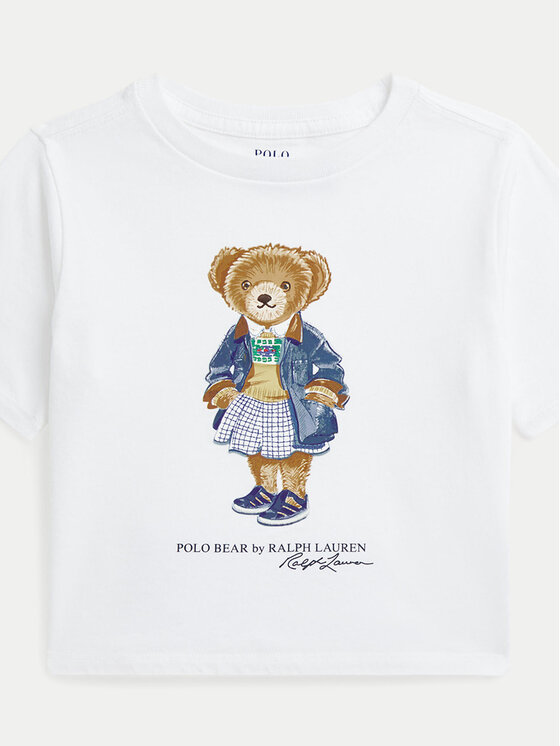 Polo Ralph Lauren Polo Ralph Lauren T-Shirt 312965155001 Bílá Boxy Fit