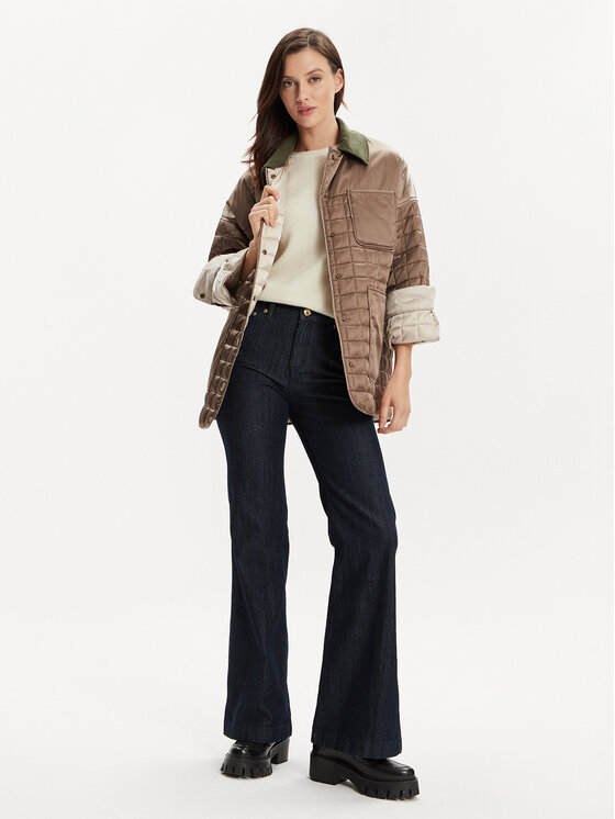 MAX&Co. MAX&Co. Kurtka puchowa Idria 2416481012200 Beżowy Relaxed Fit
