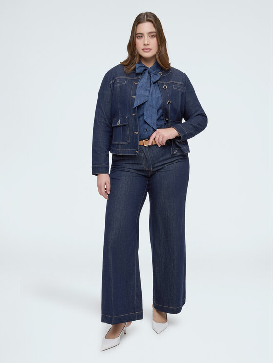 Fiorella Rubino Fiorella Rubino Jeansy P463T405248N034 Niebieski Regular Fit