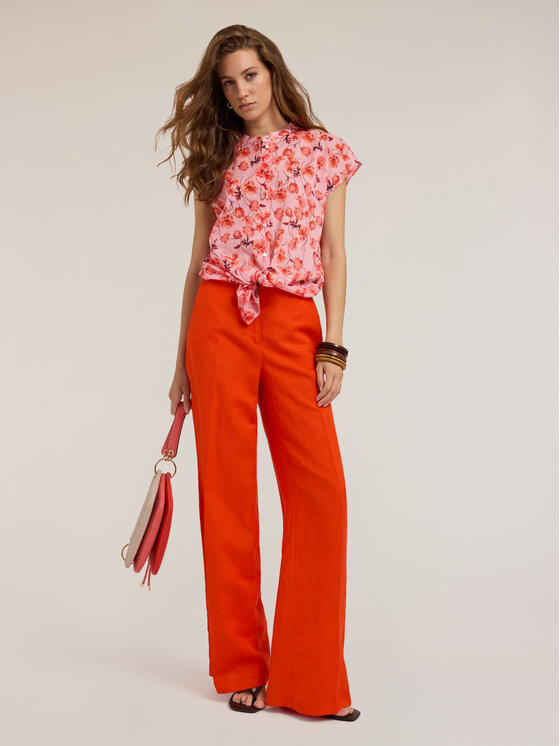 Motivi Motivi Camicia 5011W000487N0R6 Rosa Regular Fit