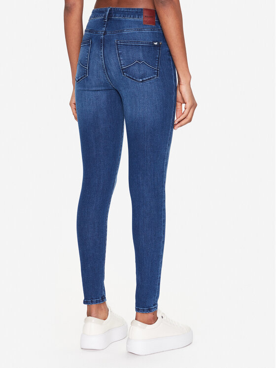 Mustang Mustang Jeans hlače Georgia 1013577 Mornarsko modra Super Skinny Fit