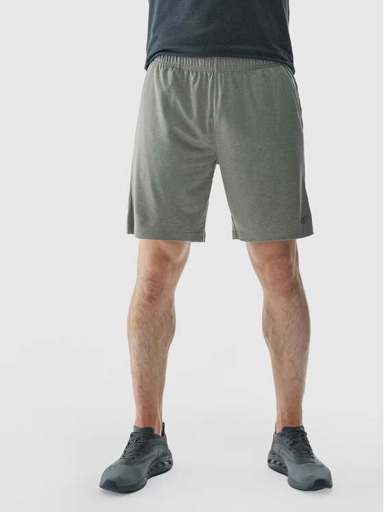 4F 4F Pantaloncini sportivi 4FWAW24TFSHM697-25M Grigio Regular Fit