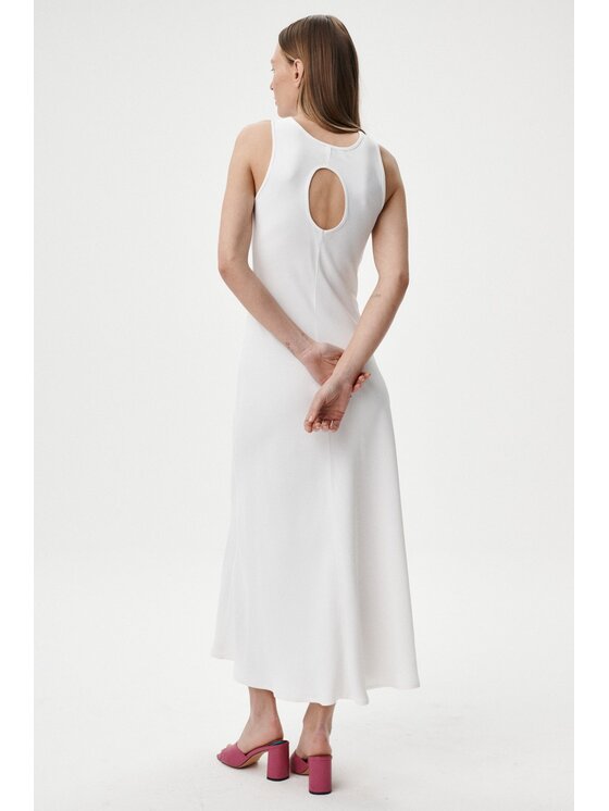 MARI PRETI MARI PRETI Abito da cocktail Ravelle Bianco Regular Fit