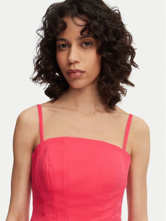 French Connection French Connection Официална рокля Tiana 719H9 Тъмнорозов Slim Fit