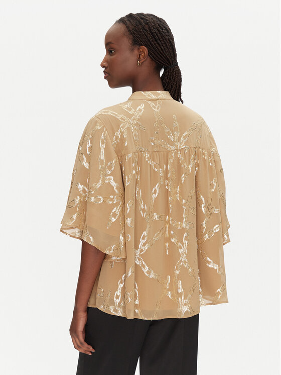 Bruuns Bazaar Bruuns Bazaar Camicia Mateli BBW4551 Beige Regular Fit