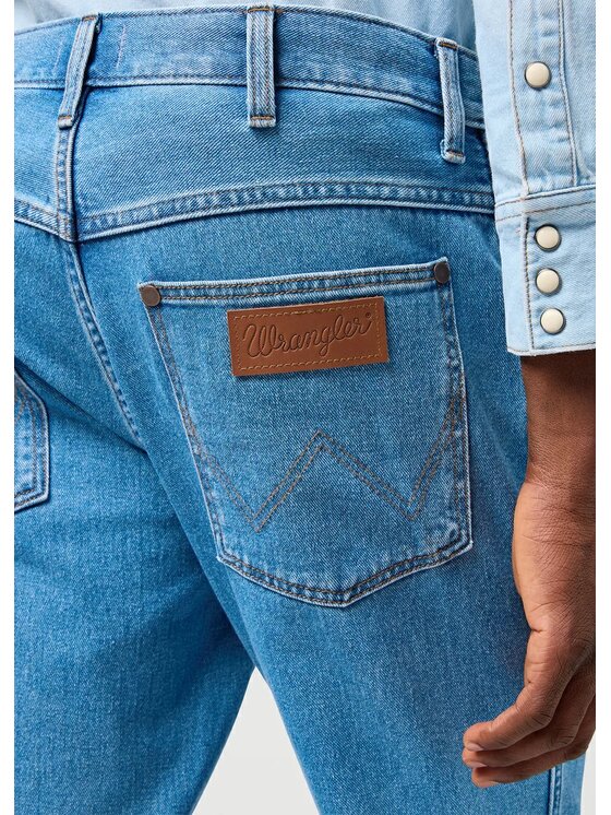 Wrangler Wrangler Jeansy RIVER Niebieski Regular Fit