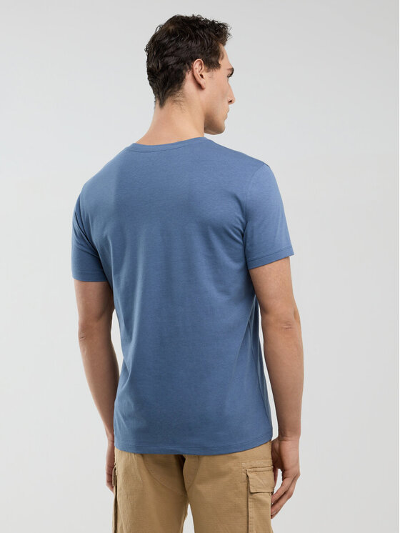 BIG STAR BIG STAR T-Shirt BRUNOMI_402_150 Niebieski Basic Fit