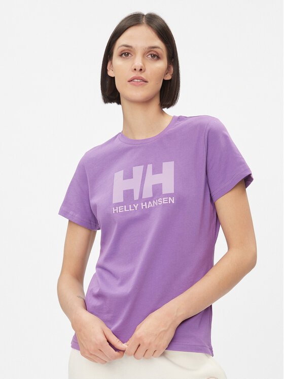 Helly Hansen Helly Hansen T-shirt Logo 34112 Ljubičasta Regular Fit