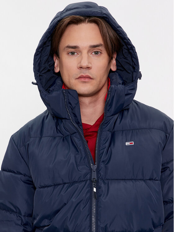 Tommy Jeans Tommy Jeans Geacă de iarnă Essential DM0DM18487 Bleumarin Regular Fit