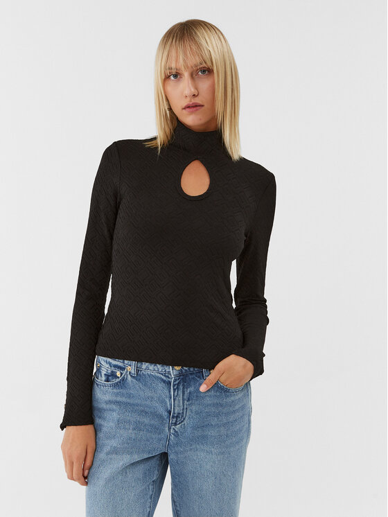 Guess Guess Гольф W3BP30 KBYN0 Чорний Slim Fit