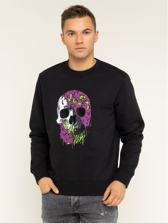 Just Cavalli Just Cavalli Mikina S03GU0072 Černá Regular Fit