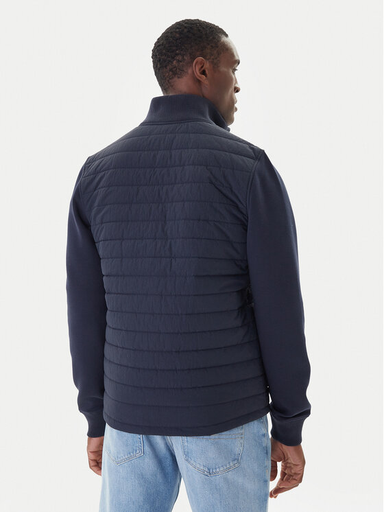 Hunter Hunter Übergangsjacke Hume Baffle HARM0016251 Dunkelblau Regular Fit