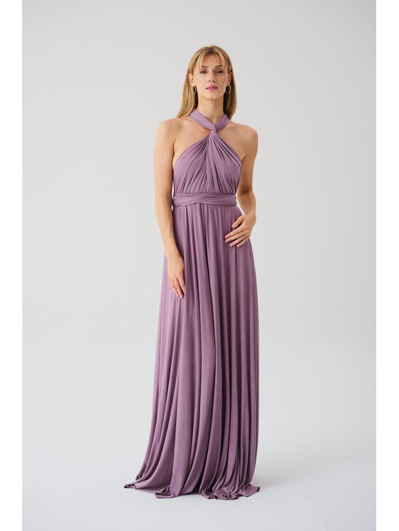 ROSE AVENUE ROSE AVENUE Sukienka wieczorowa MULTIWAY Fioletowy jasny Regular Fit