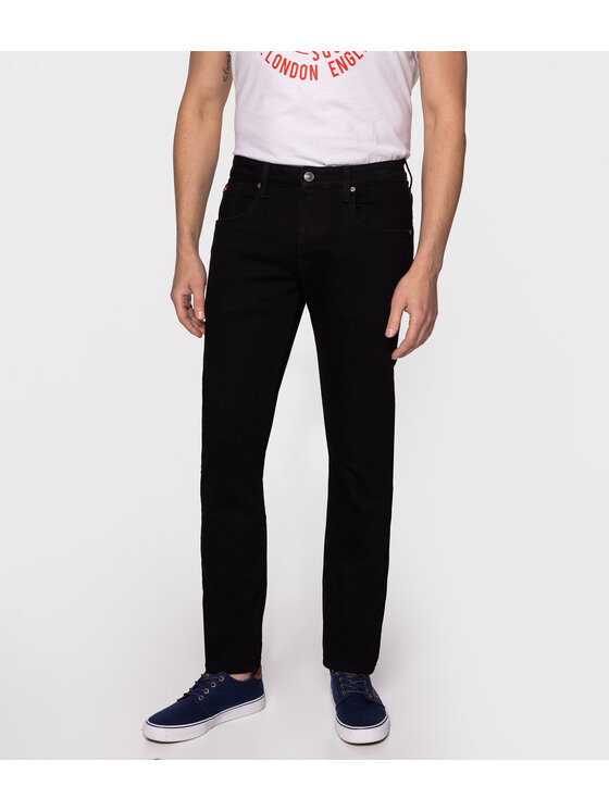 Lee Cooper Lee Cooper Jeansy NORRIS 1900 Czarny Slim Fit