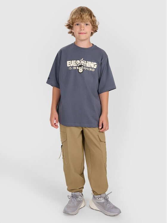 4F 4F T-shirt 4FJRAW25TTSHM3209-22S Nero Oversize