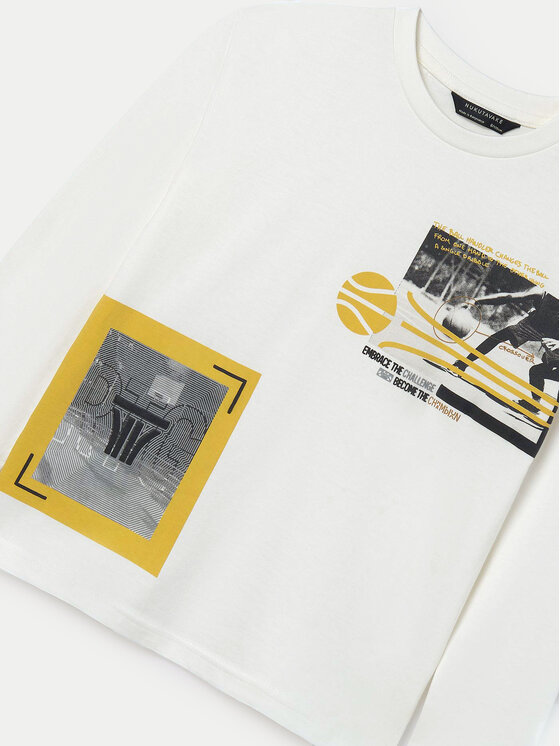 Mayoral Mayoral Bluse 7091 Écru Regular Fit
