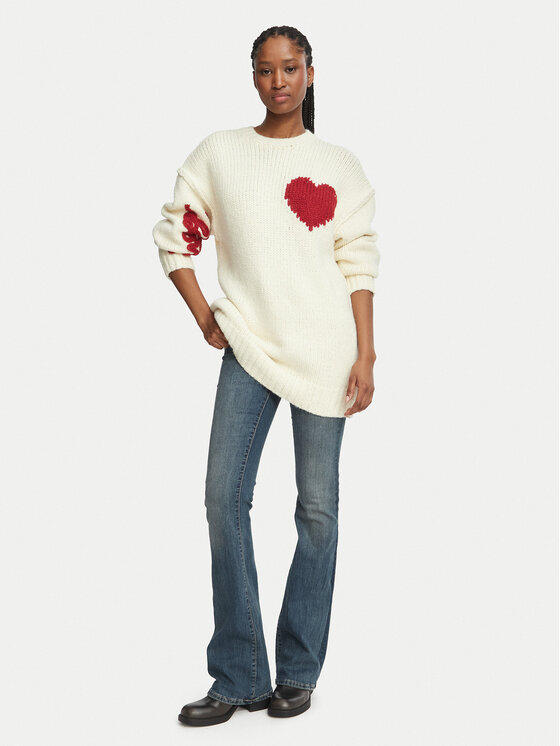 Guess Guess Pulover W6BR71 Z1754 Kremna Relaxed Fit