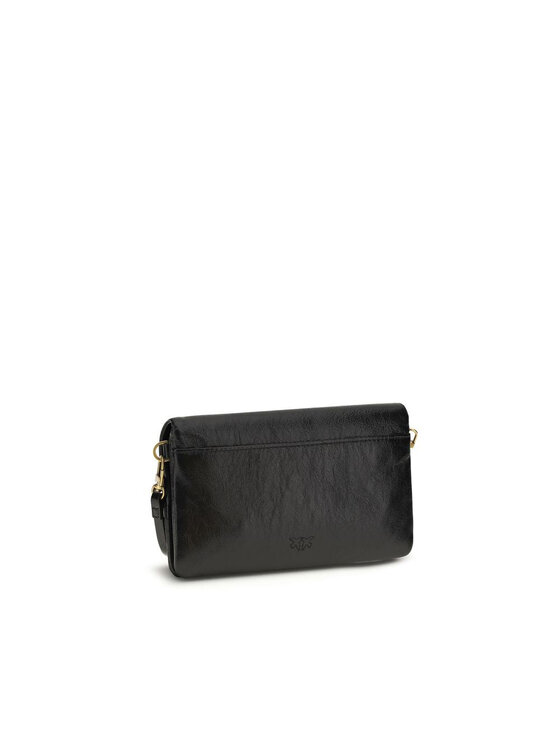 PINKO PINKO Τσάντα Black Goatskin Shoulder Μαύρο