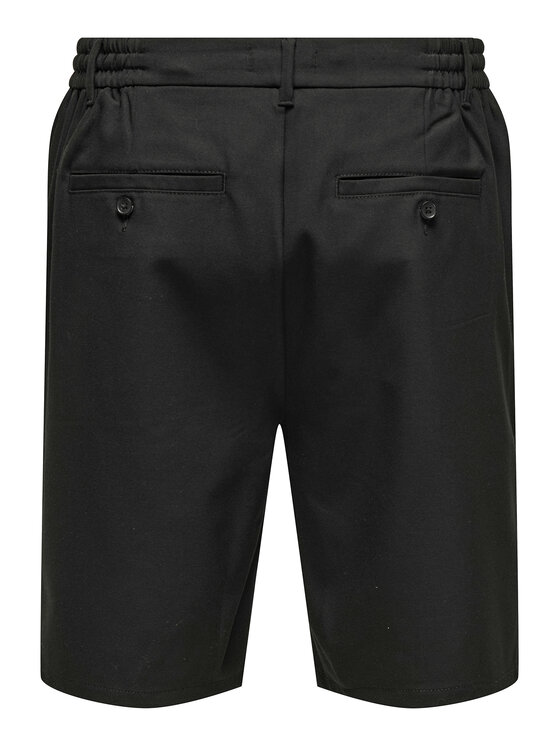 Only & Sons Only & Sons Szorty materiałowe Lou 22032473 Czarny Regular Fit