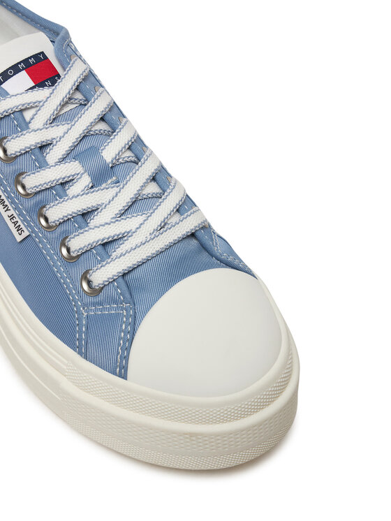 Tommy Jeans Tommy Jeans Trampki Foxing EN0EN02713 Niebieski