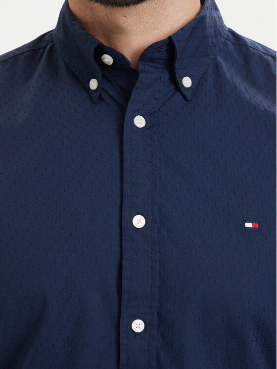 Tommy Hilfiger Tommy Hilfiger Koszula Pop Small MW0MW43321 Granatowy Regular Fit