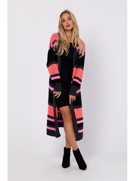 Made of Emotion Made of Emotion Kardigan M774 Šedá Modern Fit