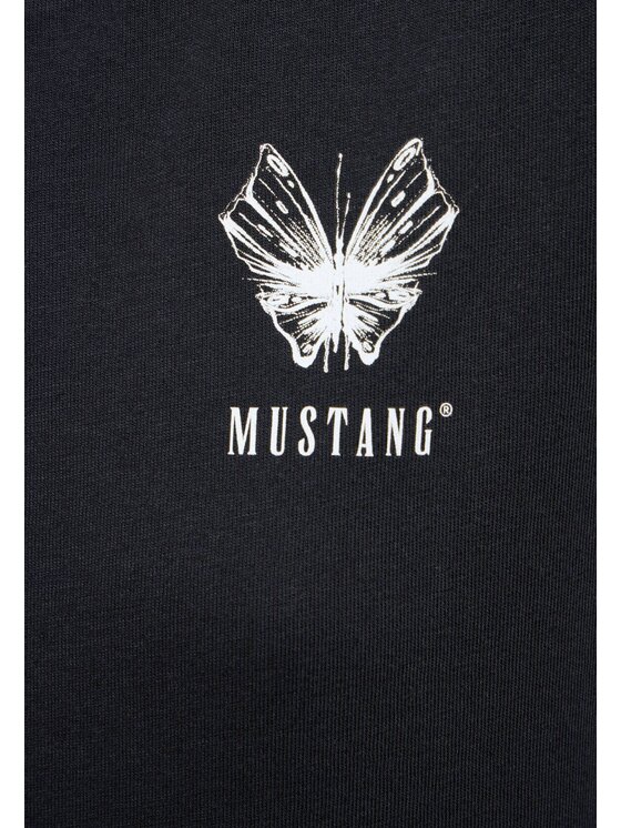 Mustang Mustang T-Shirt Alma Czarny Regular Fit