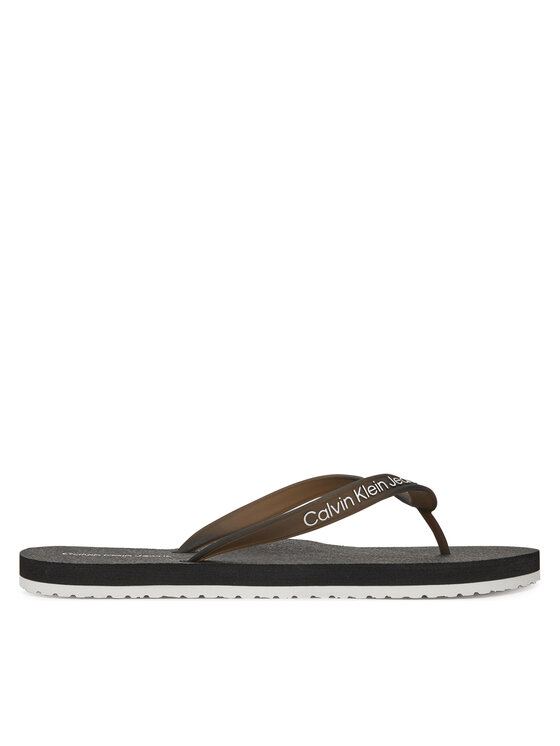 Calvin Klein Jeans Calvin Klein Jeans Japonki Thong+ Tpu YM0YM01265 Czarny