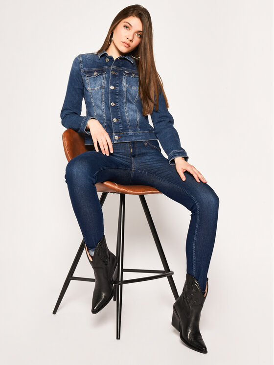 Lee Lee Дънки Jodee L529MFOB 112112053 Тъмносин Super Skinny Fit
