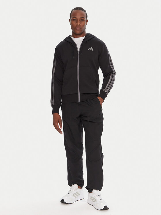 adidas adidas Sweatshirt Holiday 3-Stripes JM1695 Schwarz Regular Fit