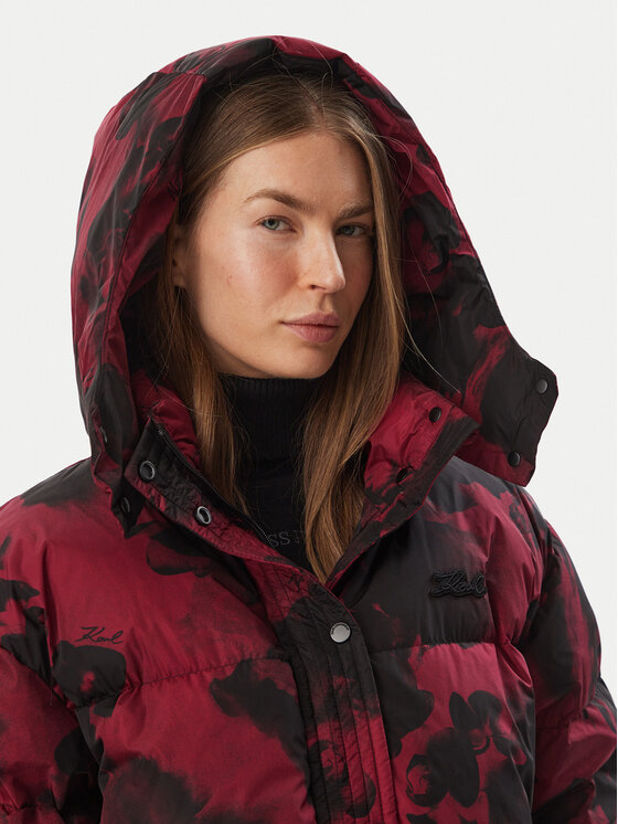 KARL LAGERFELD KARL LAGERFELD Zimní bunda B3W15002 Červená Regular Fit