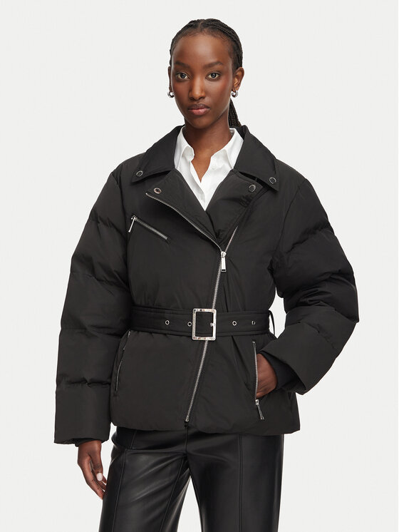 KARL LAGERFELD Geacă de iarnă B3W15028 Negru Regular Fit