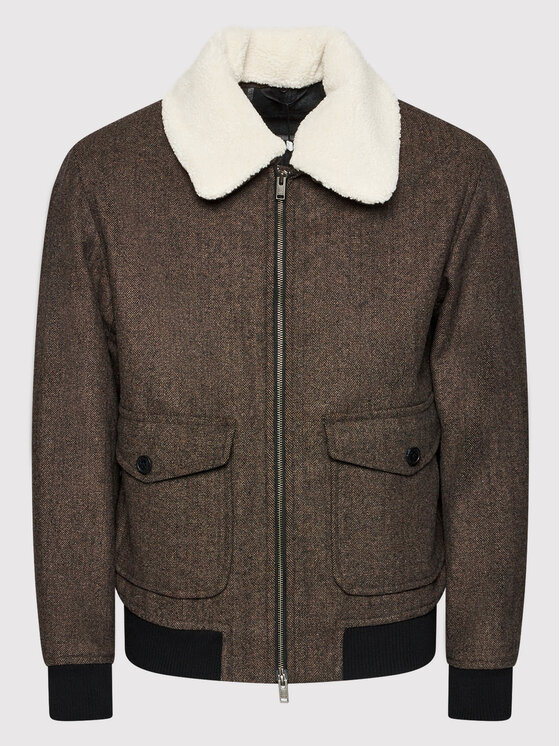 Selected Homme Selected Homme Prehodna jakna Warwick 16080375 Rjava Regular Fit