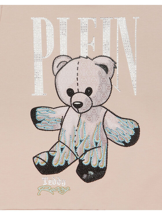 PHILIPP PLEIN PHILIPP PLEIN Bluza 28157 Kremowy Regular Fit
