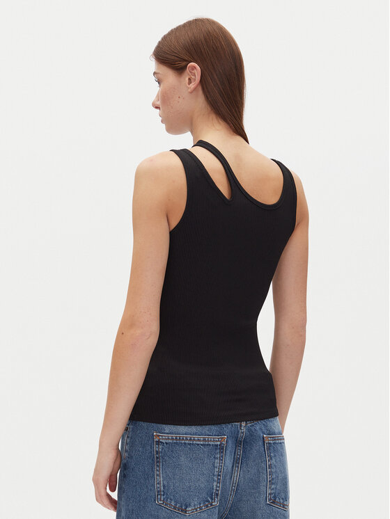 HUGO HUGO Топ Datrus 50537044 Чорний Slim Fit