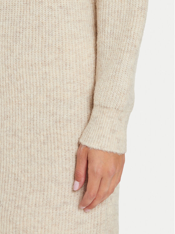 ONLY ONLY Strickkleid Tokyo 15335831 Beige Relaxed Fit