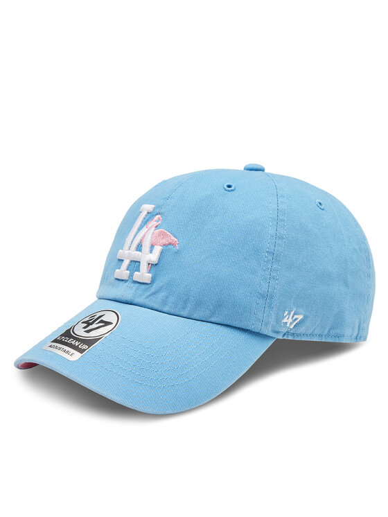 47 Brand 47 Brand Kšiltovka Mlb Los Angeles Dodgers Icon Alt ’47 Clean Up B-ICACL12GWS-CO Modrá