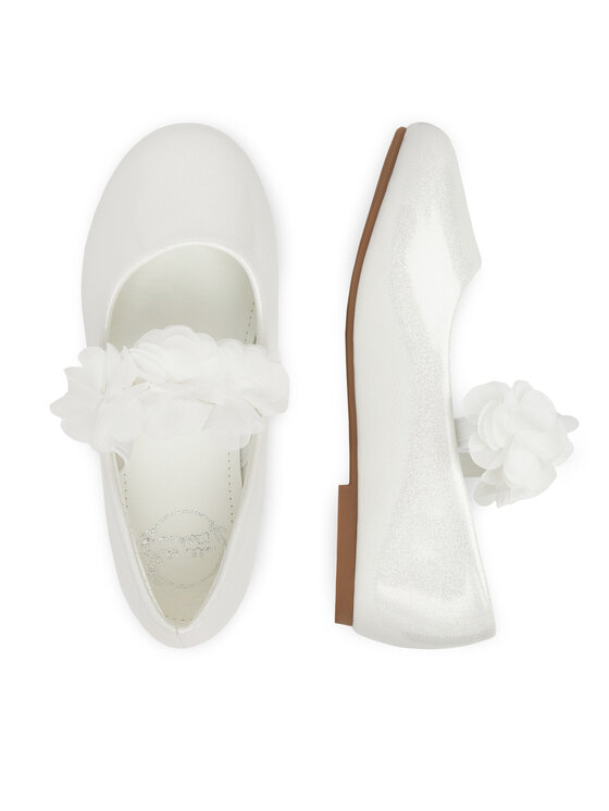 Nelli Blu Nelli Blu Ballerinas CM240417-11 Weiß