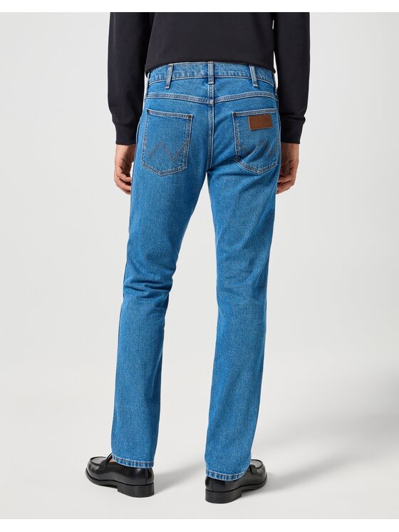 Wrangler Wrangler Jeansy GREENSBORO Niebieski Straight Leg