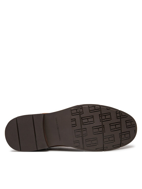 Tommy Hilfiger Tommy Hilfiger Chelsea cipele Flexible Hilfiger Suede Chelsea FM0FM05102 Smeđa