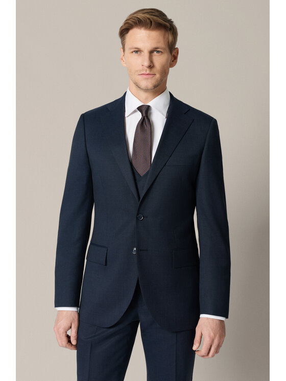 Lancerto Lancerto Garnitur Cabra GA073126000017 Granatowy Slim Fit