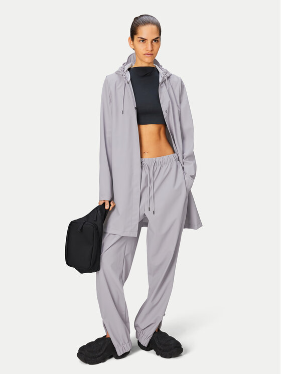 Rains Rains Giacca impermeabile A-line W Jacket W3 18050 Grigio Regular Fit