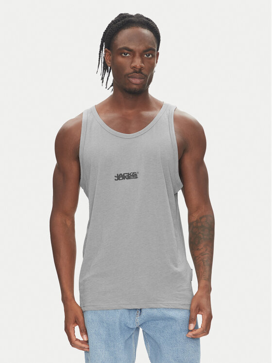 Jack&Jones Jack&Jones 2er-Set Tank-Tops Sago 12284750 Grau Regular Fit