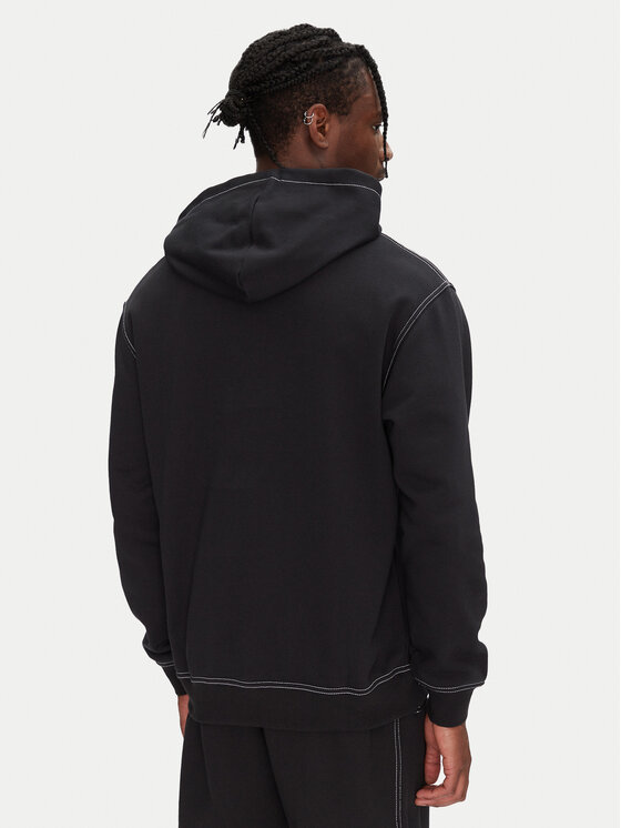 adidas adidas Majica dugih rukava Wabash JP4483 Crna Loose Fit