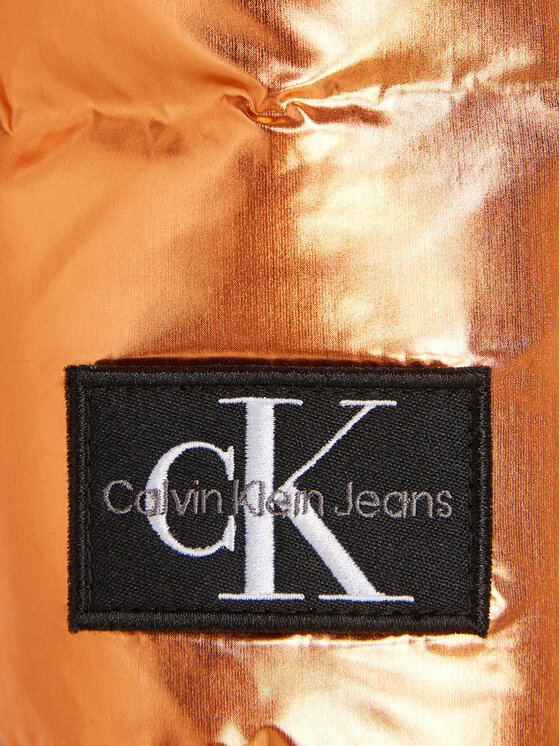 Calvin Klein Jeans Calvin Klein Jeans Zimska jakna IG0IG02243 Narančasta Regular Fit