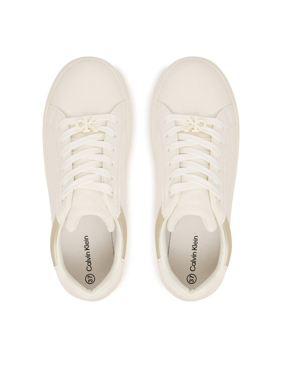 Calvin Klein Calvin Klein Sneakersy Low Cut Lace-Up V3A9-83215-1355 Biela