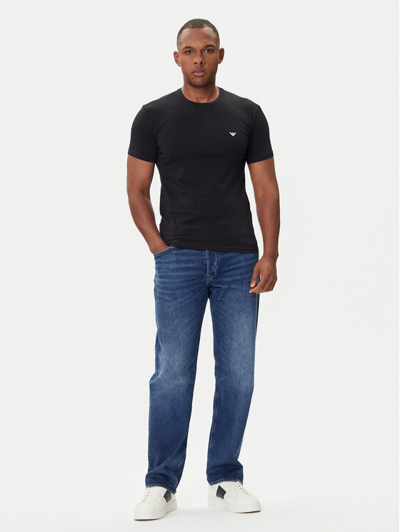 Emporio Armani Underwear Emporio Armani Underwear T-shirt EM000379 AF14133 UC001 Crna Fitted Fit