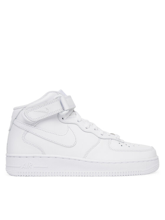 Nike Sneakersy Air Force 1 '07 Mid DD9625 100 Biela