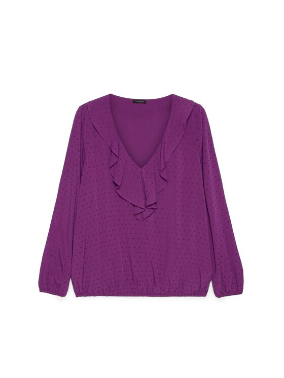 Fiorella Rubino Fiorella Rubino Blusa 2049T002432N029 Viola A-Line Fit